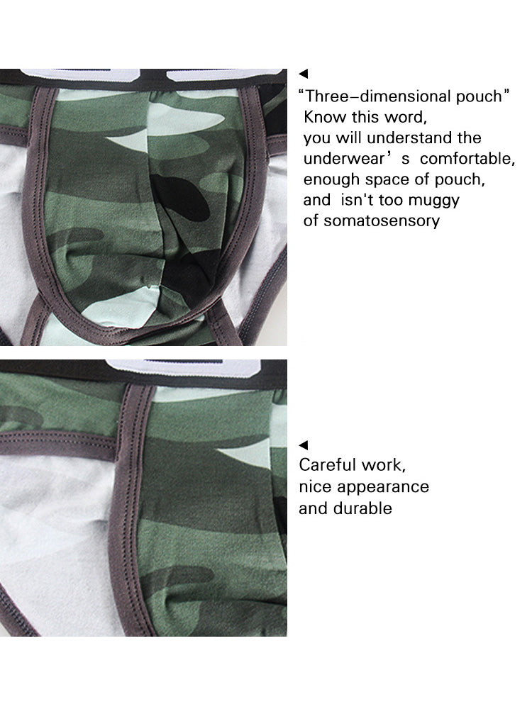 Men's Camouflage Low-Rise Sport brief