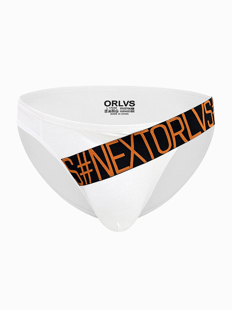 3 Pack Men's Low Rise Cotton Sexy Fashion U Convex Comfort Briefs