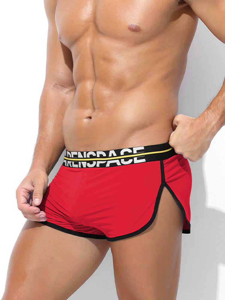 2 Pack Men's Comfortable Lounge Sport Boxer Briefs