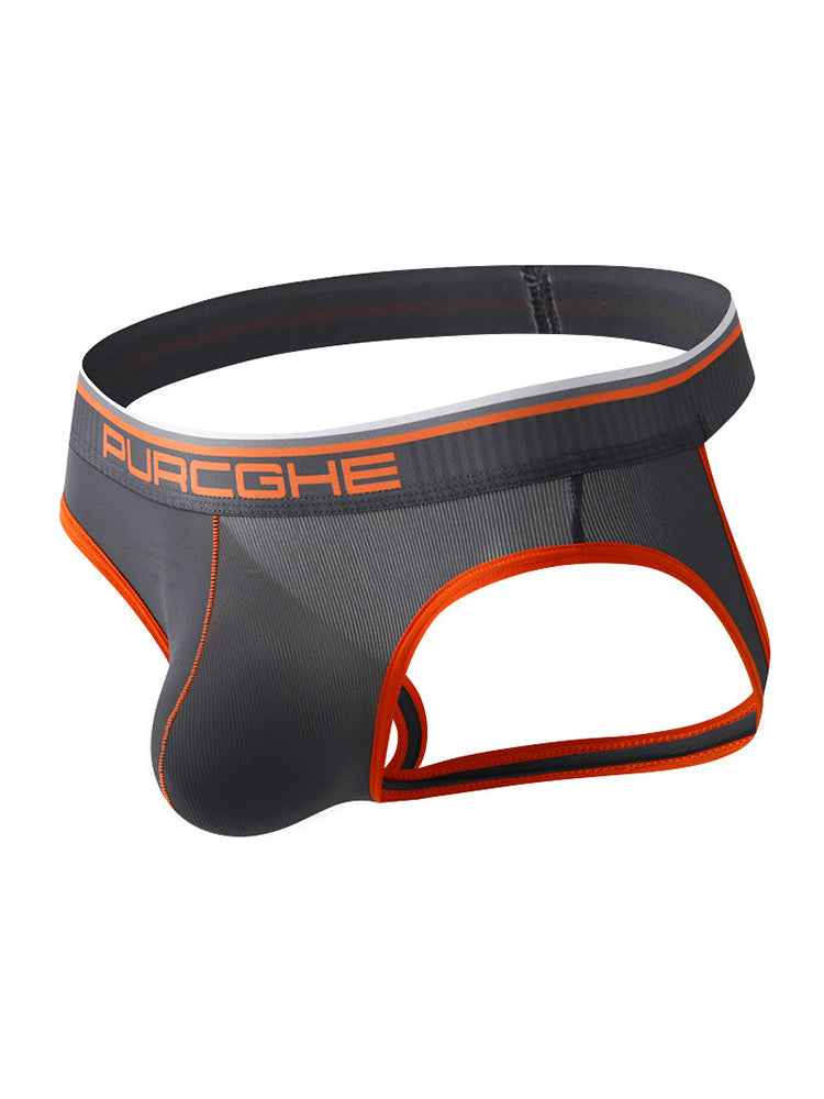 3 Pack Men's Low-Rise Ice Silk Jockstrap
