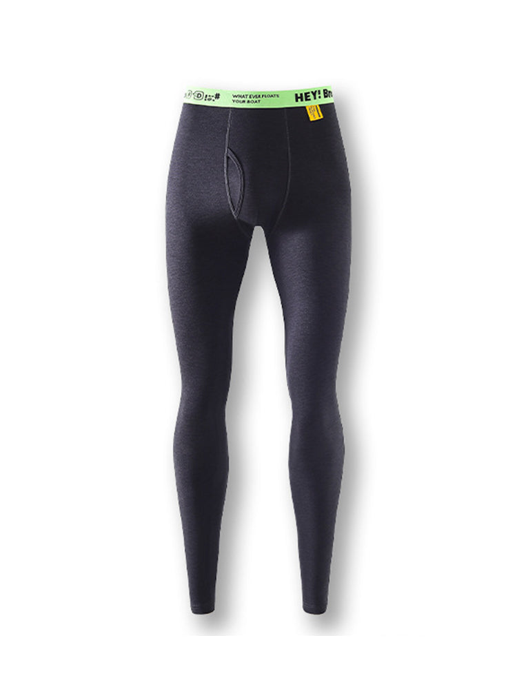 Men's Thermal Pants with Fleece Lining, Thickened Sports Base Layer Pants