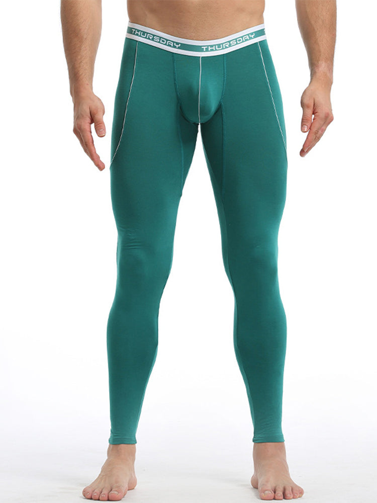 Men's Thermal Pants Bamboo Fiber Casual Thermal Pants