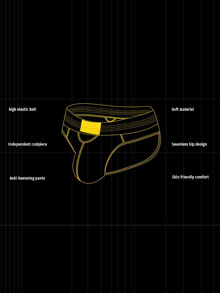 2 Pack Men's Low-Rise Breathable Modal briefs