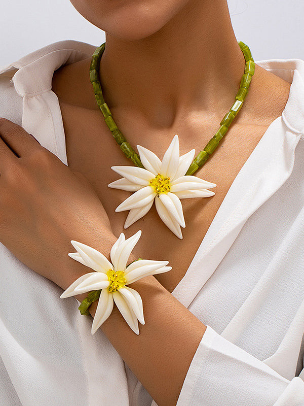 Flower Shape Bracelet Accessories Necklaces Accessories