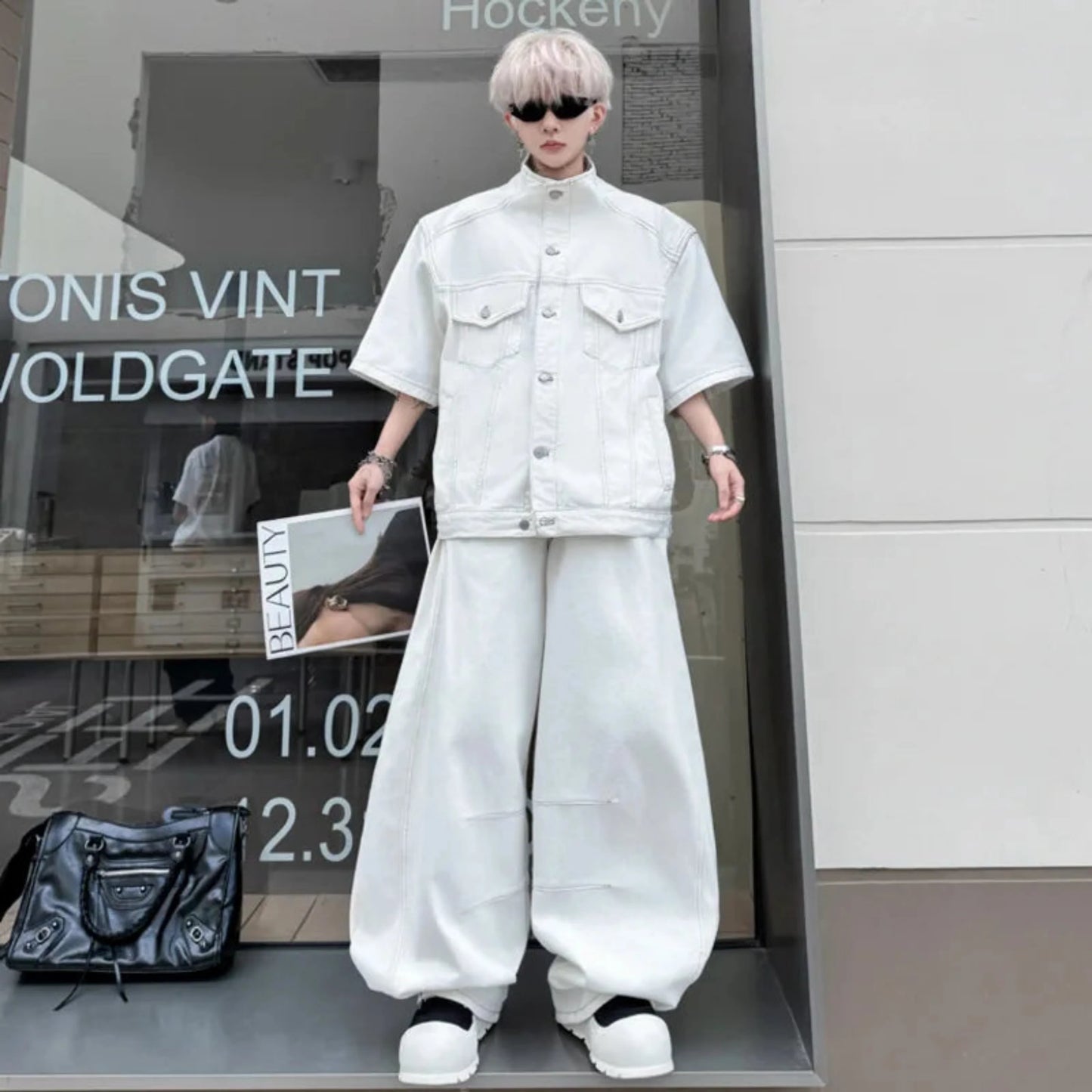 Men's Japanese Denim Relaxed Fit Set