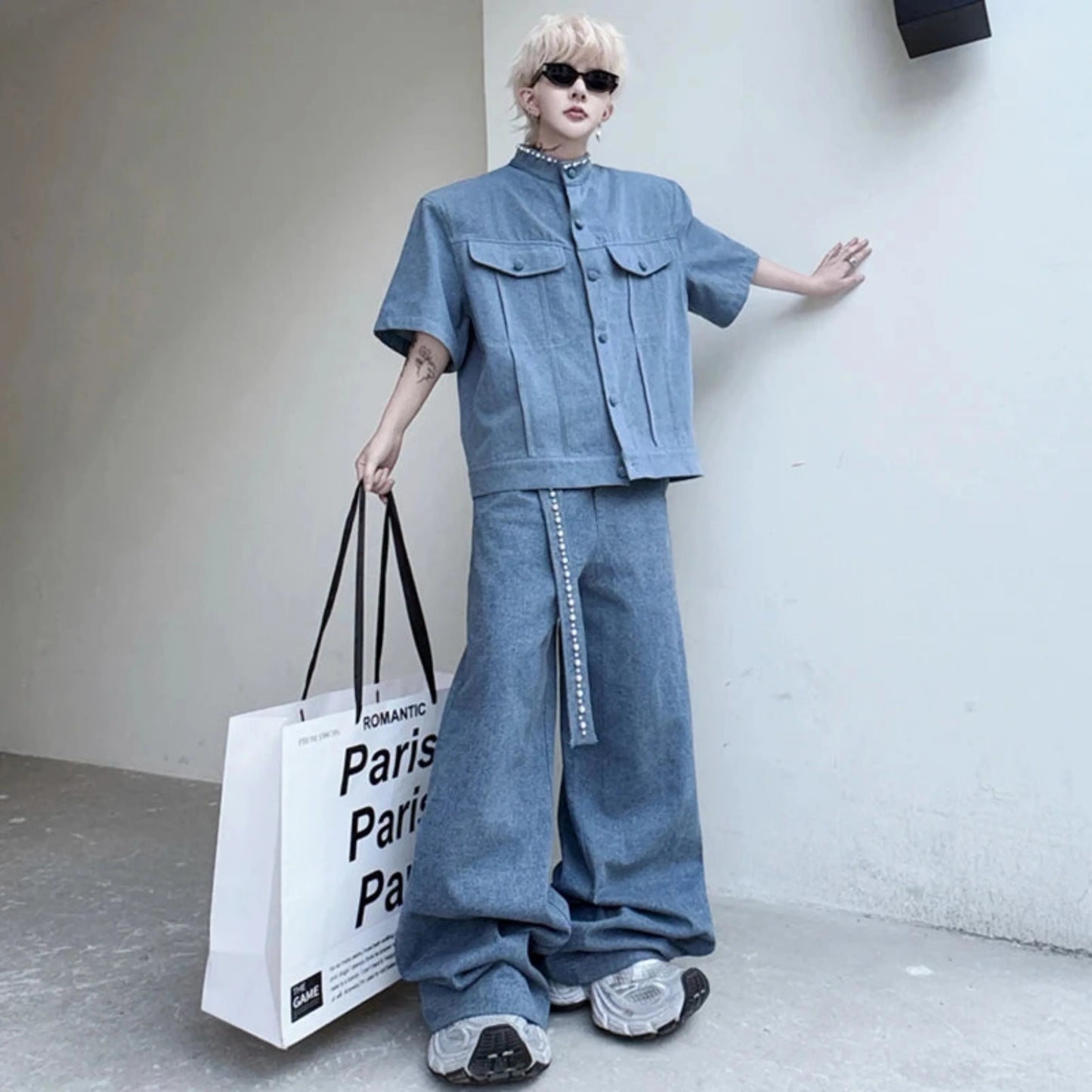 Men's Luxury Denim Two-Piece