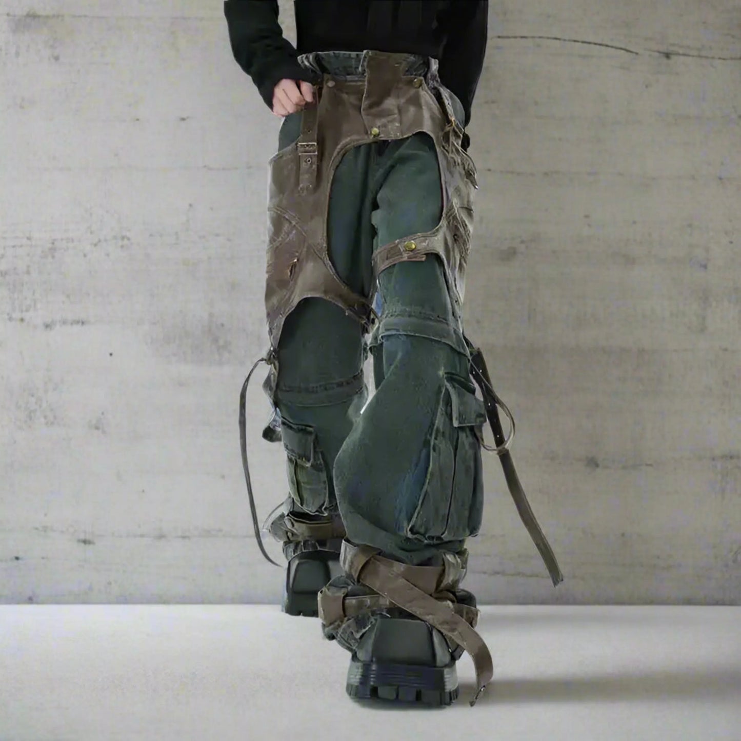 Men's Luxury Vegan Leather Jeans