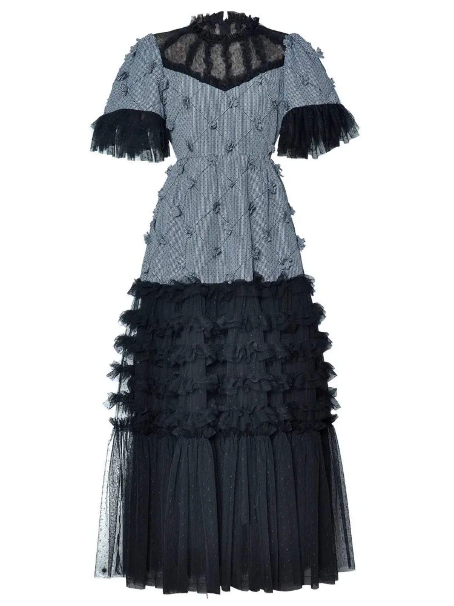 Women's Brocade A-Line Dress