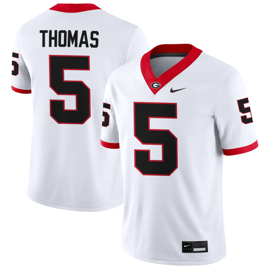Men’s #5 Noah Thomas Georgia Bulldogs Football Jersey