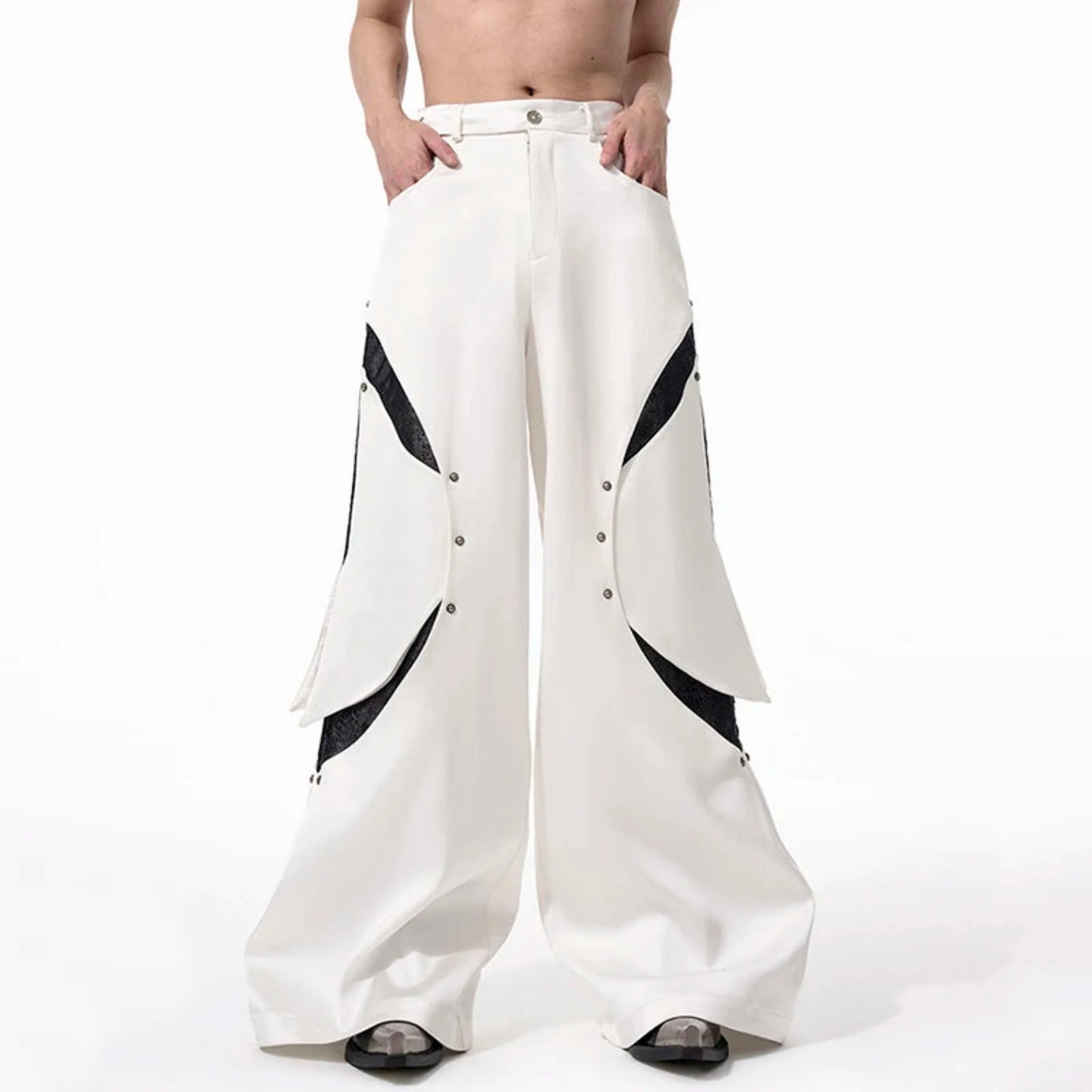 Men's Japanese Style Wide Leg Pants