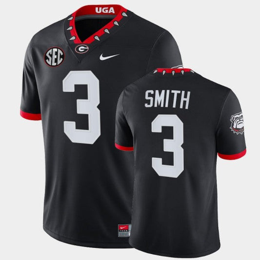 Men's #3 Roquan Smith Georgia Bulldogs Football Jersey
