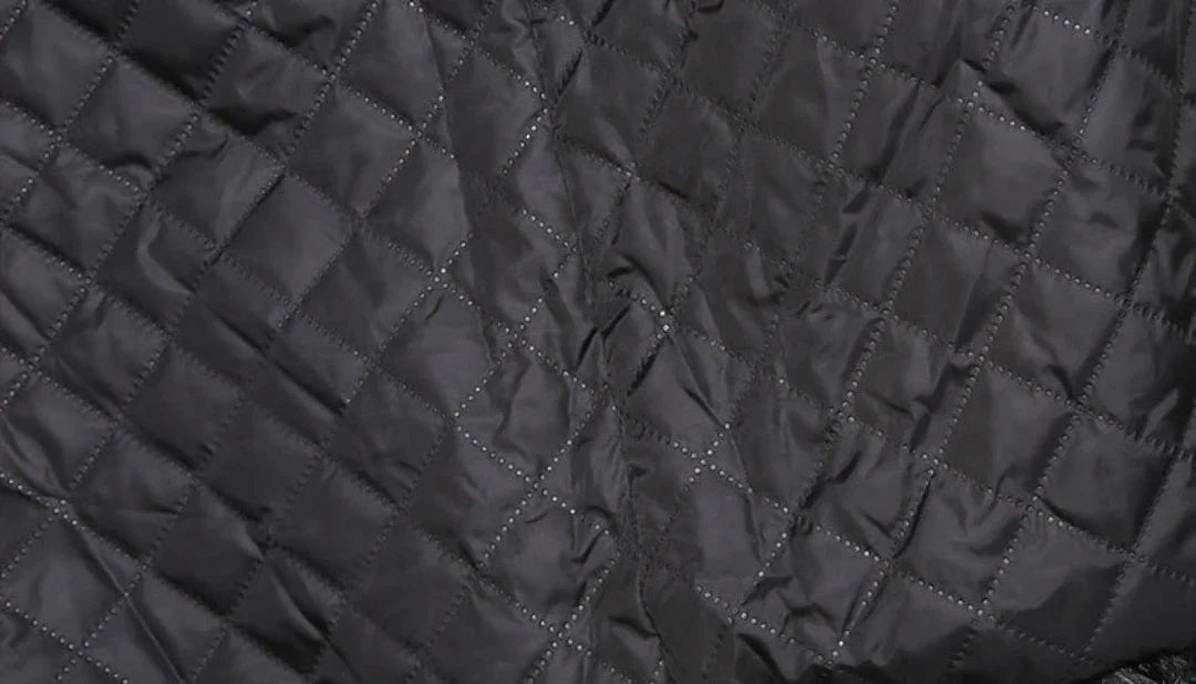 Couture Vegan Leather Trench with Shaggy Fur
