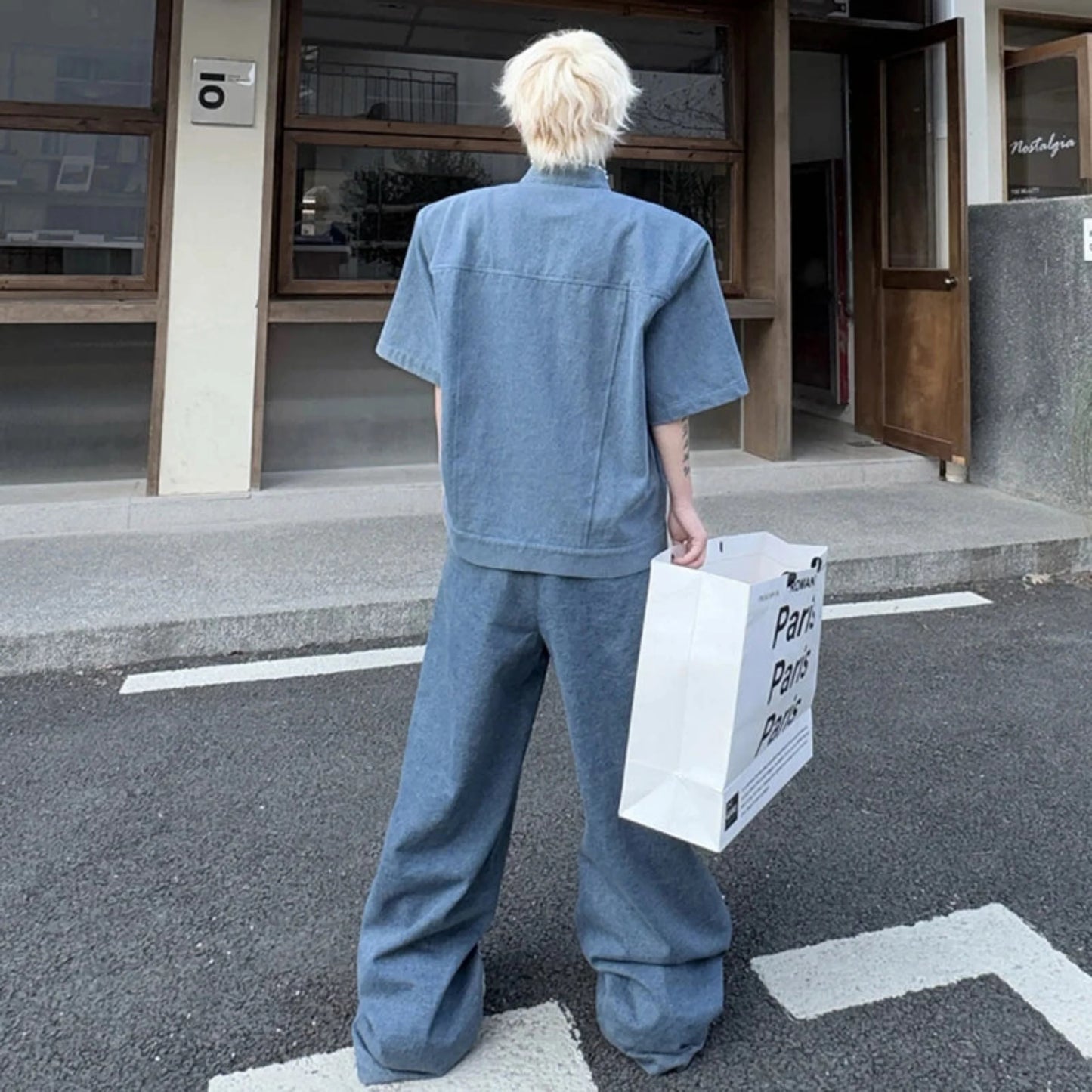 Men's Luxury Denim Two-Piece