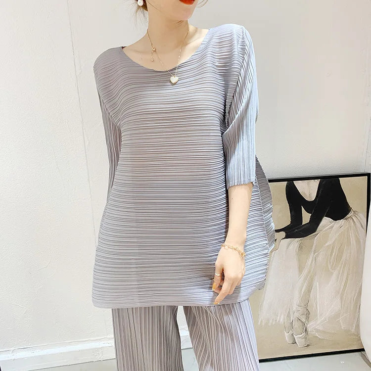 Elegant Truly Pleated Co-ord Set