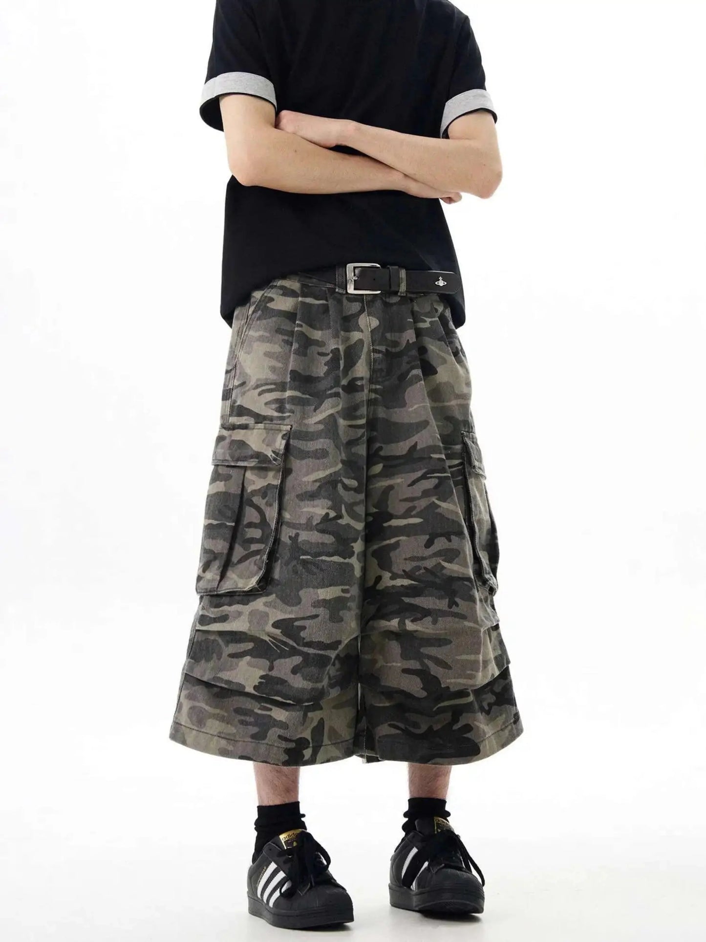 Men's Luxury Oversized Cargo Shorts