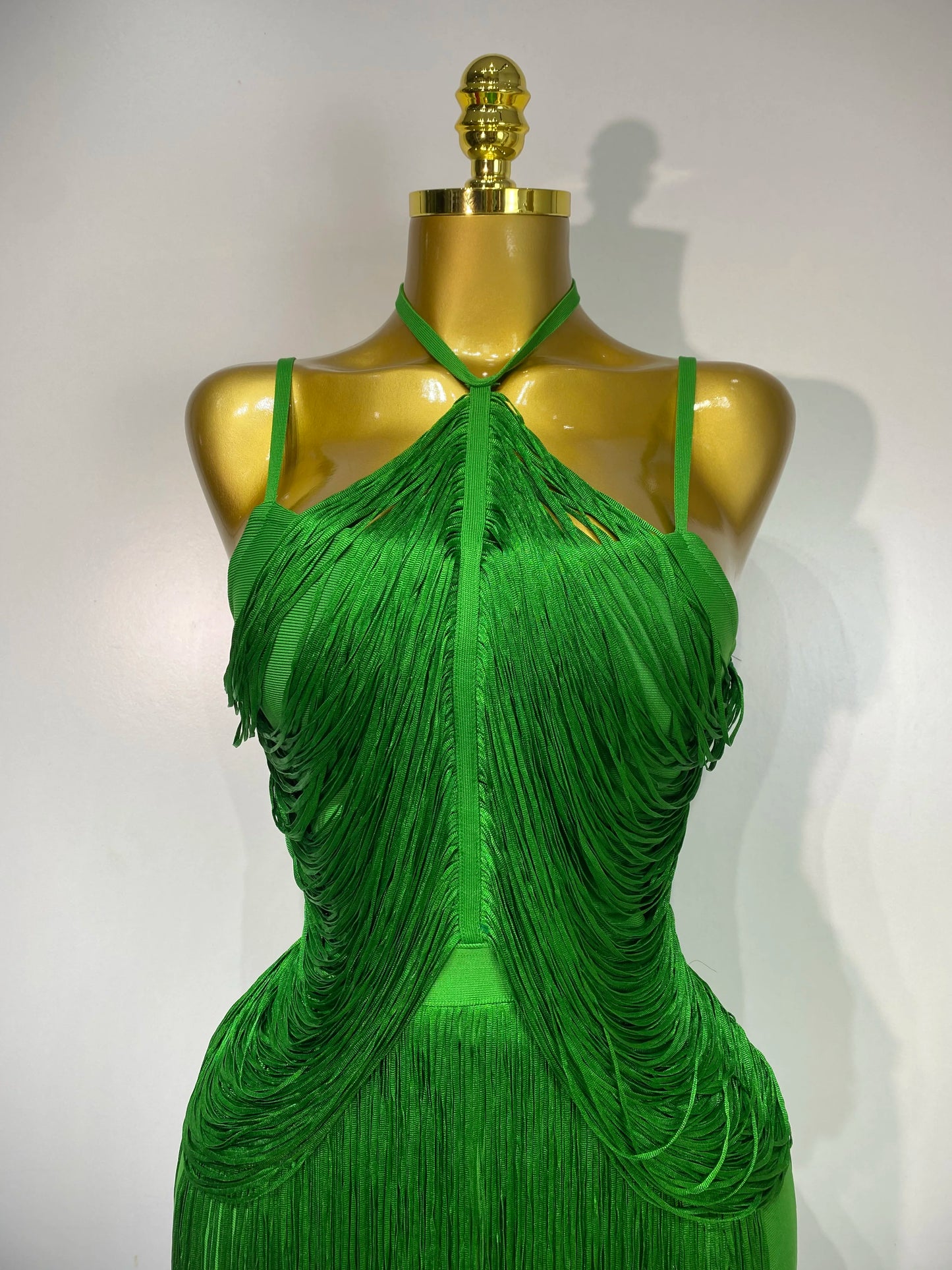 Luxe Fringe Cocktail Midi Dress