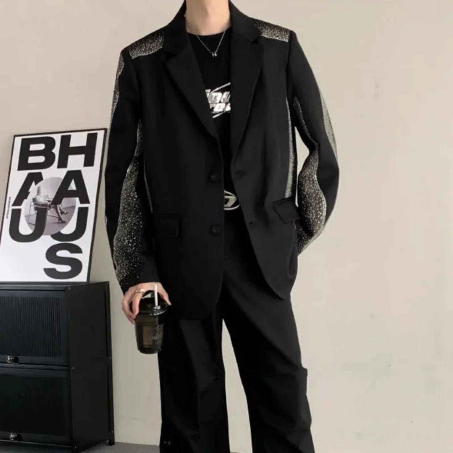 Men's Black Diamond Dinner Jacket