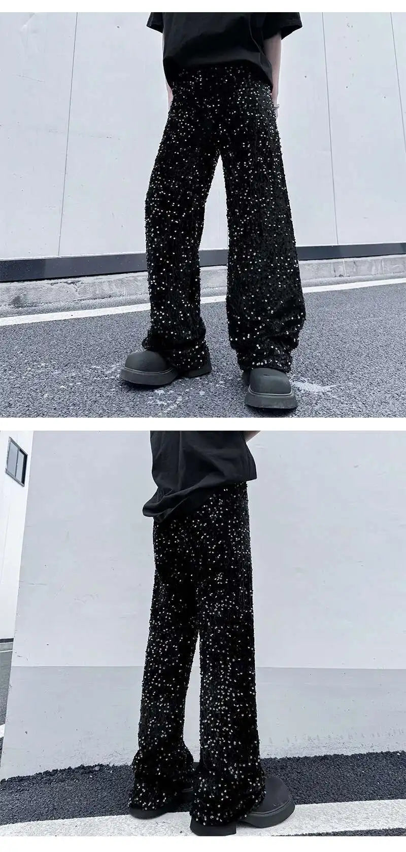 Men's Luxury Sequin Pant Suit