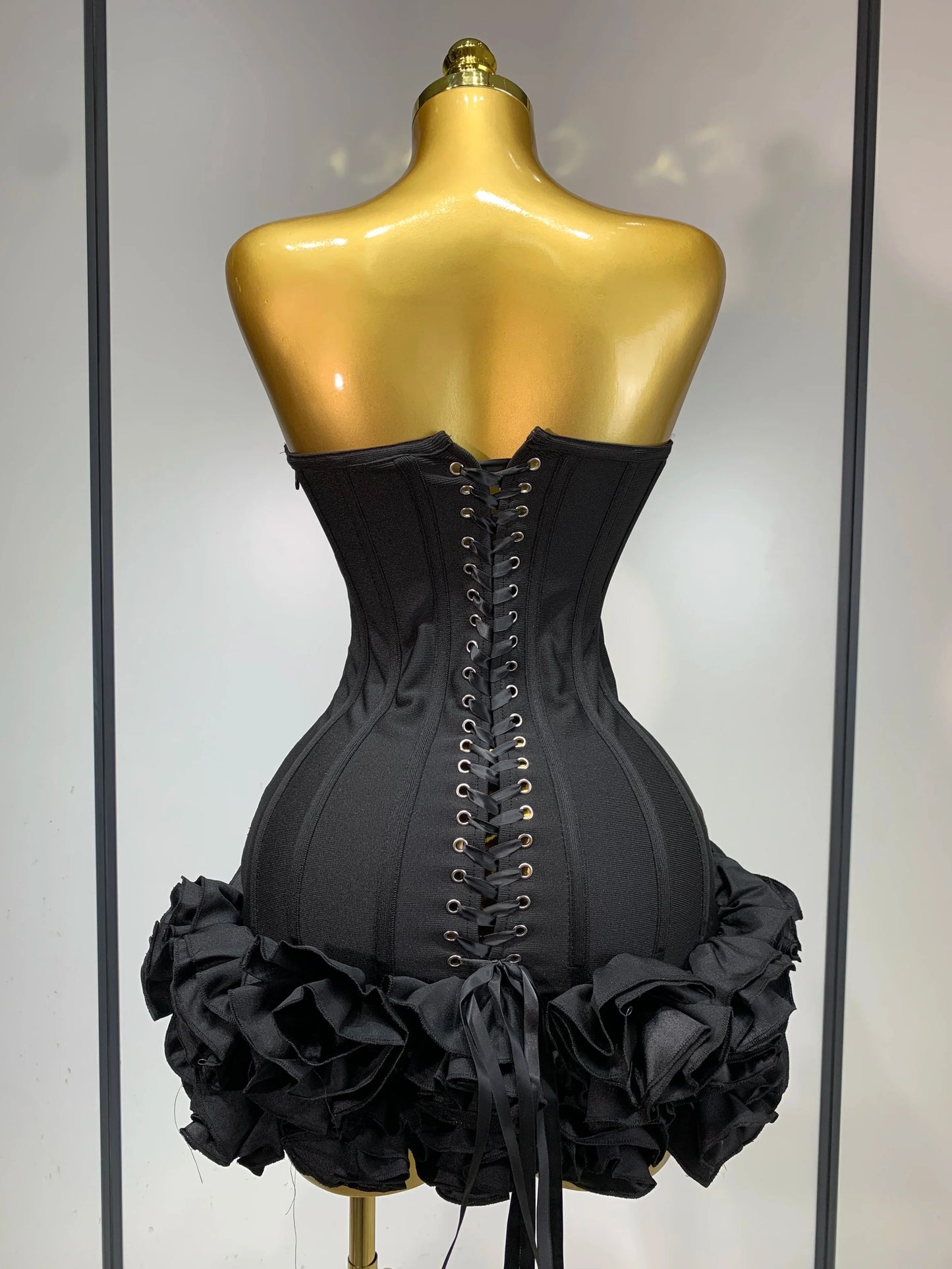 Hourglass Flattering Strapless Corset Dress
