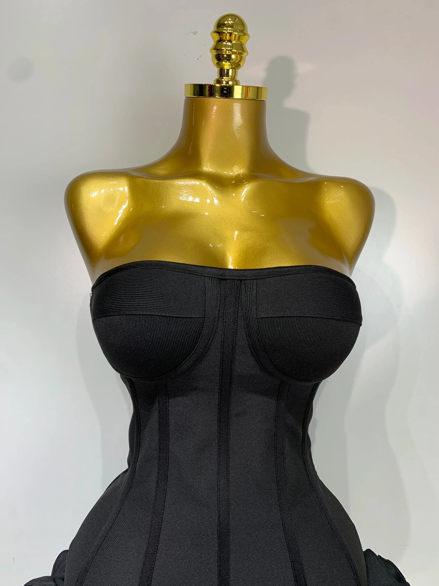 Hourglass Flattering Strapless Corset Dress