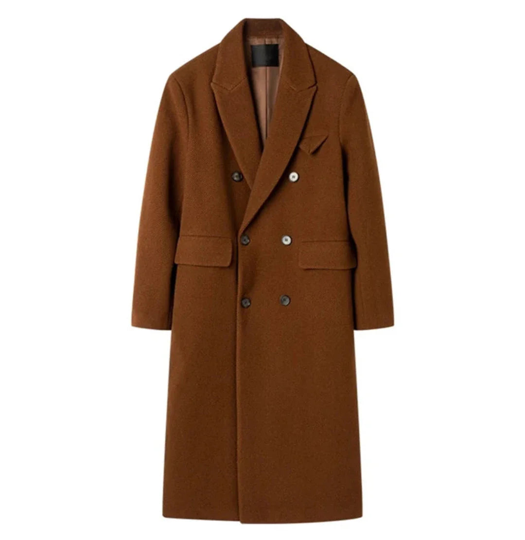 Men's Signature Oversized Wool-Blend Overcoat
