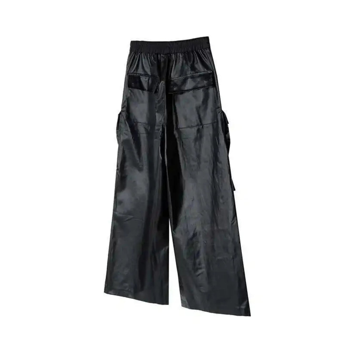 Men's Vegan Leather Cargo Pants
