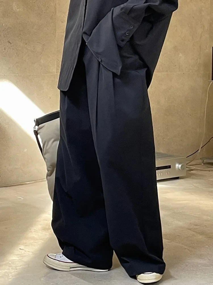Women's London High-Waisted Wide Leg Trousers