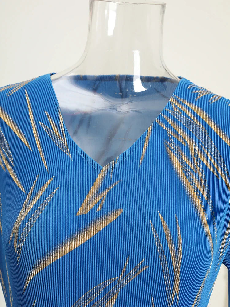 Modest Petite Pleated Dress