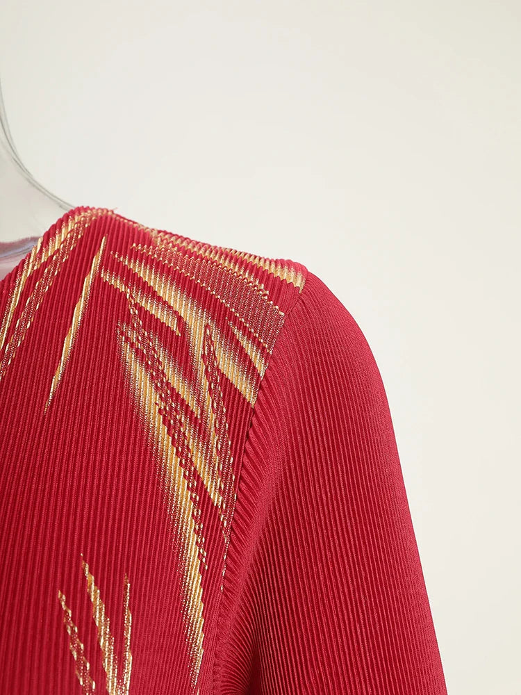 Modest Petite Pleated Dress