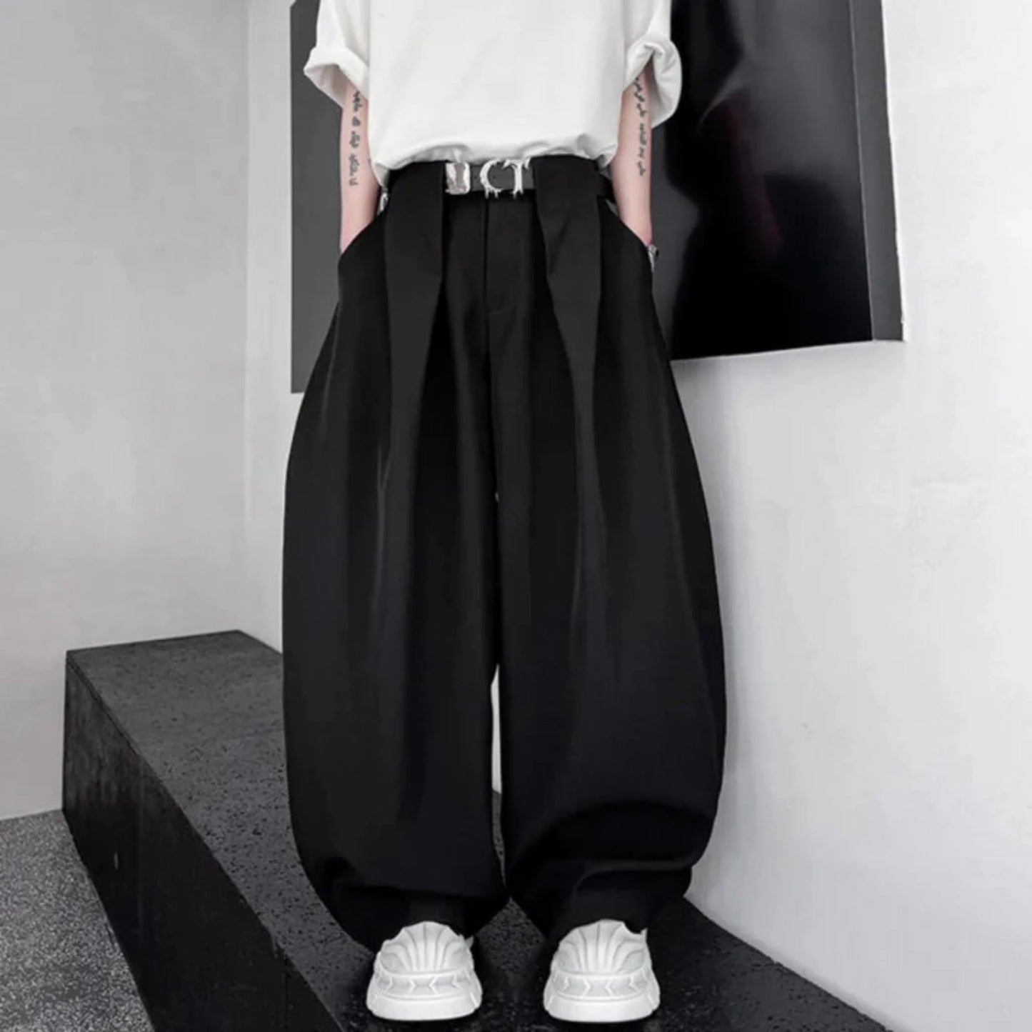 Men's Tokyo Parachute Trousers- Elastic Waistband
