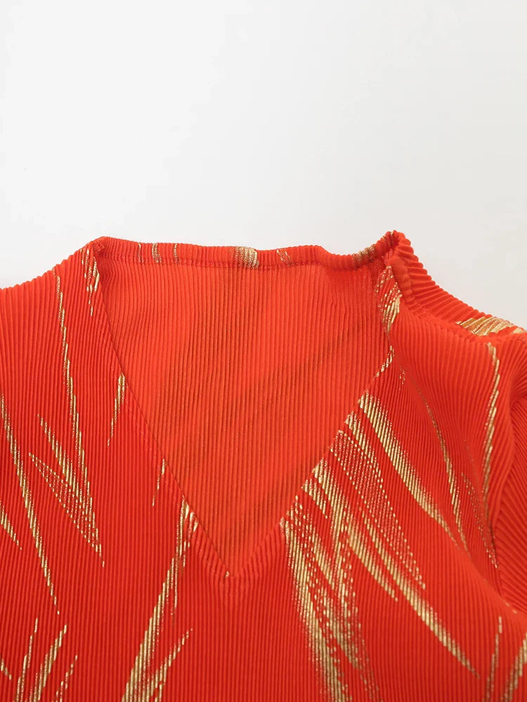 Modest Petite Pleated Dress