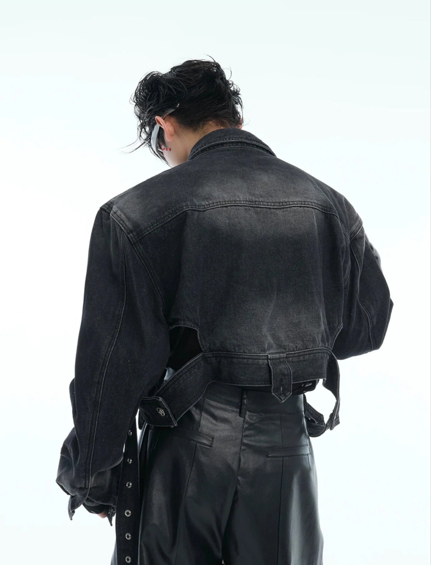 Men's Japanese Luxe Streetwear Denim Jacket