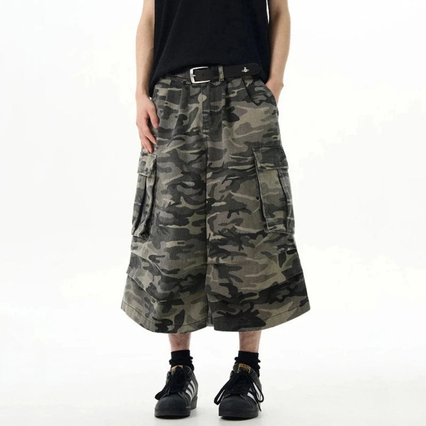 Men's Luxury Oversized Cargo Shorts