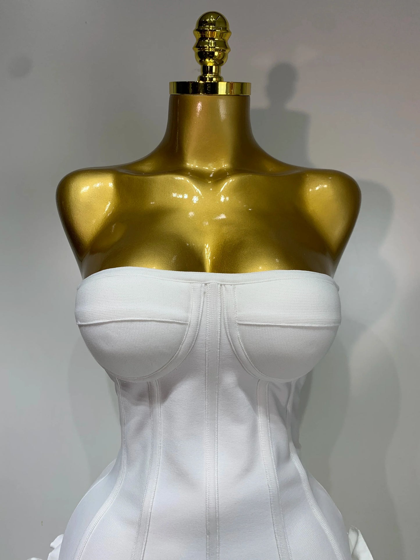 Hourglass Flattering Strapless Corset Dress