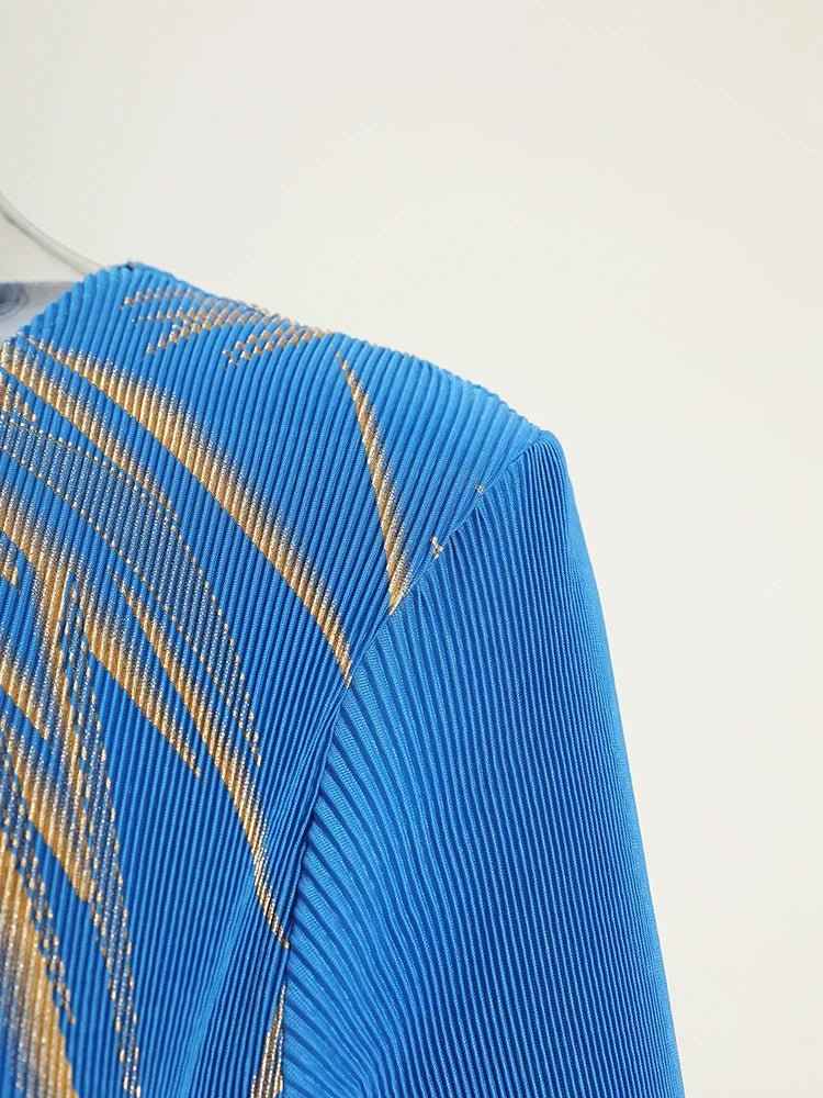 Modest Petite Pleated Dress