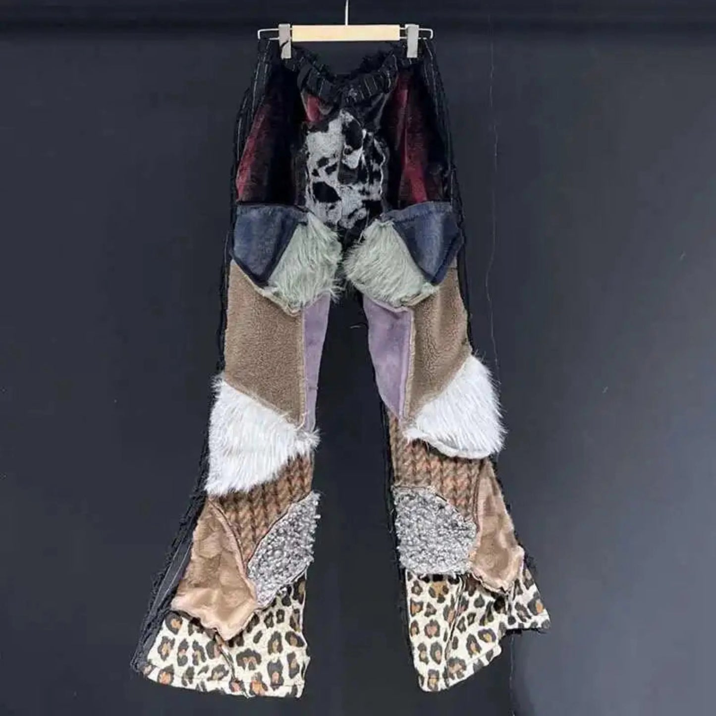 Men's Luxury Streetwear Wide-Leg Pants