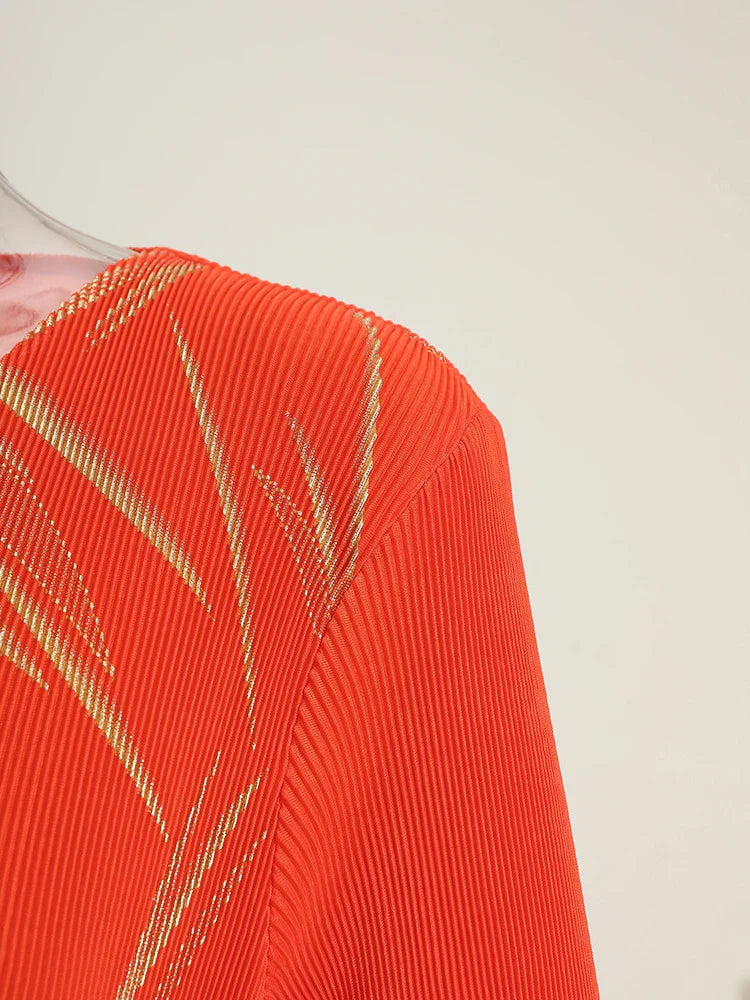 Modest Petite Pleated Dress