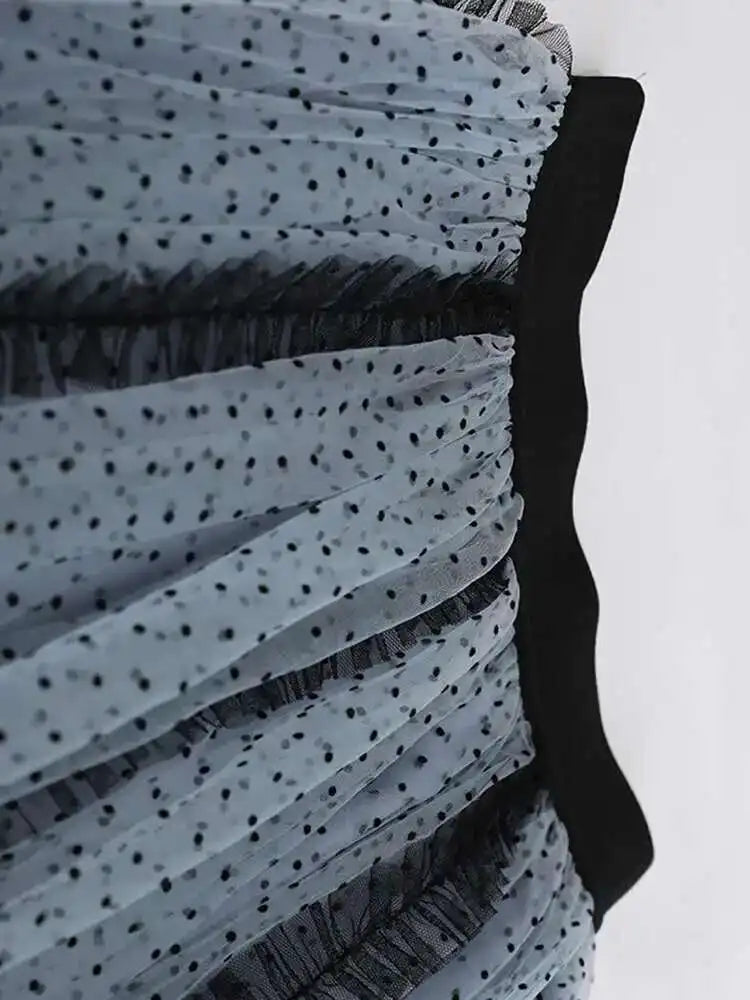 Luxe Tulle Midi Pull-On Skirt