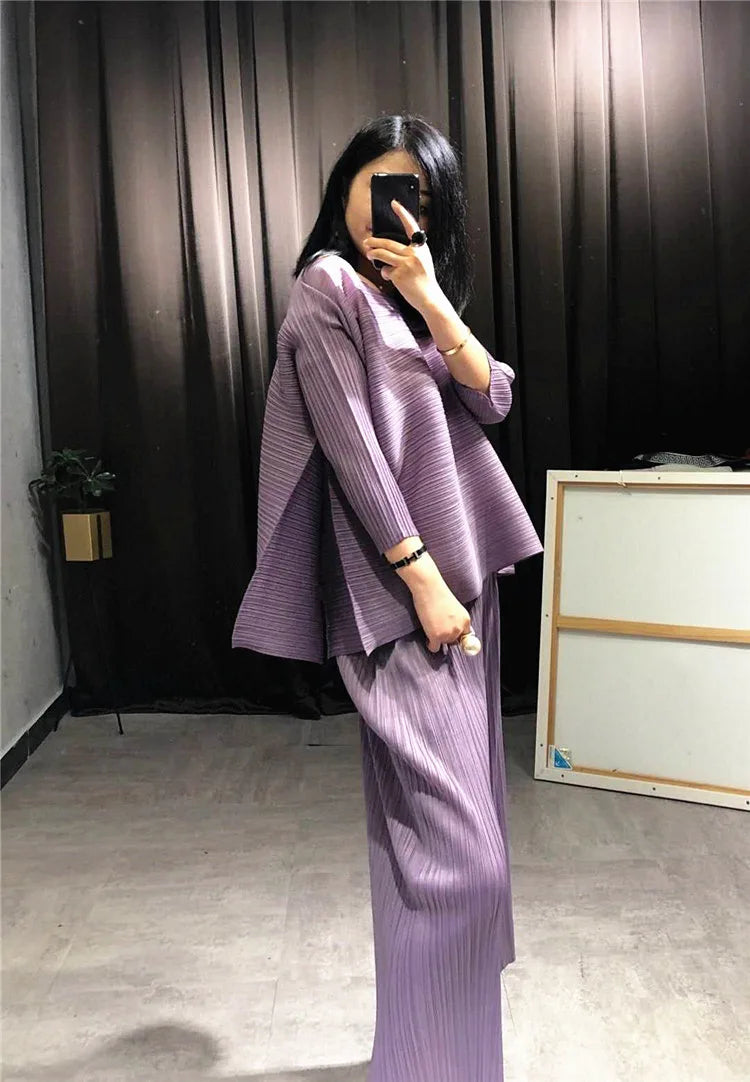 Elegant Truly Pleated Co-ord Set
