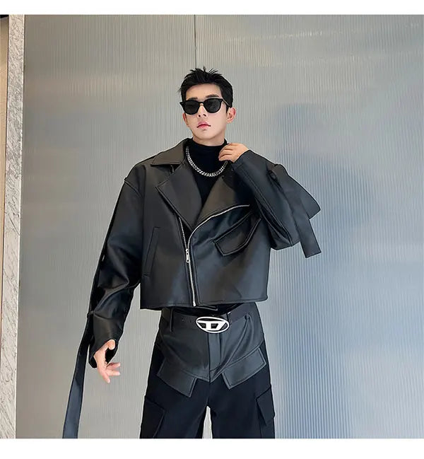 Men's Moto Leather 2-Piece Set