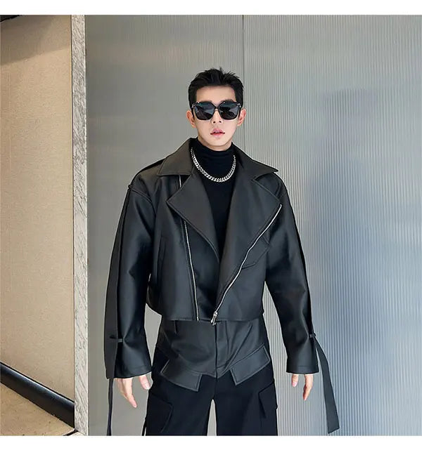 Men's Moto Leather 2-Piece Set