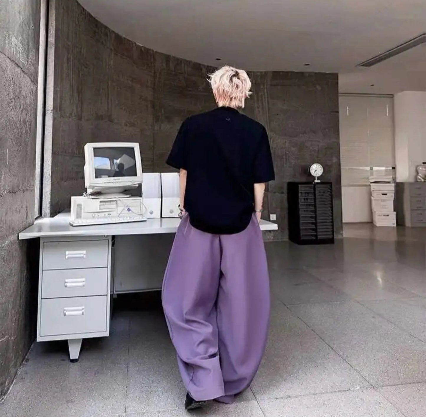 Men's Tokyo Parachute Trousers- Elastic Waistband