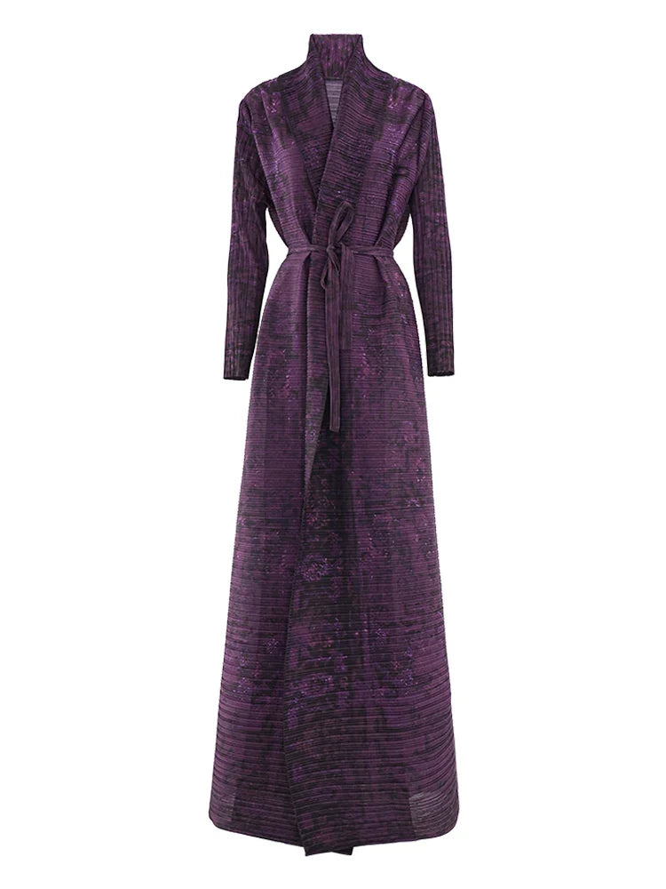 Exclusive Truly Pleated Belted Trench Coat