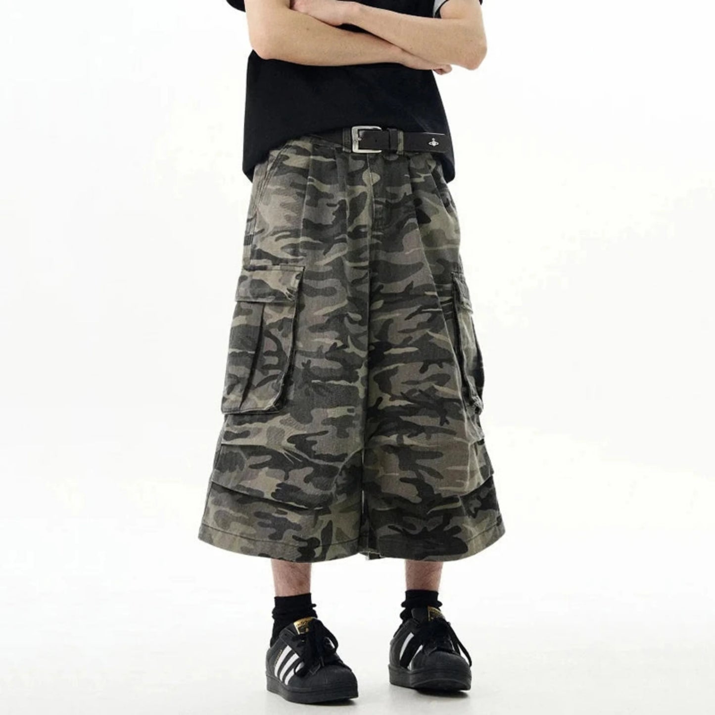 Men's Luxury Oversized Cargo Shorts