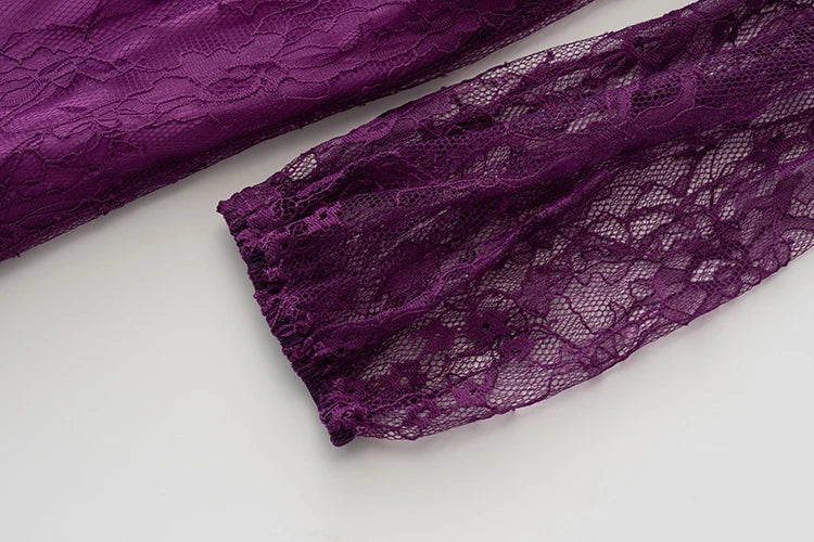 Luxury Lace Fit & Flare Dress