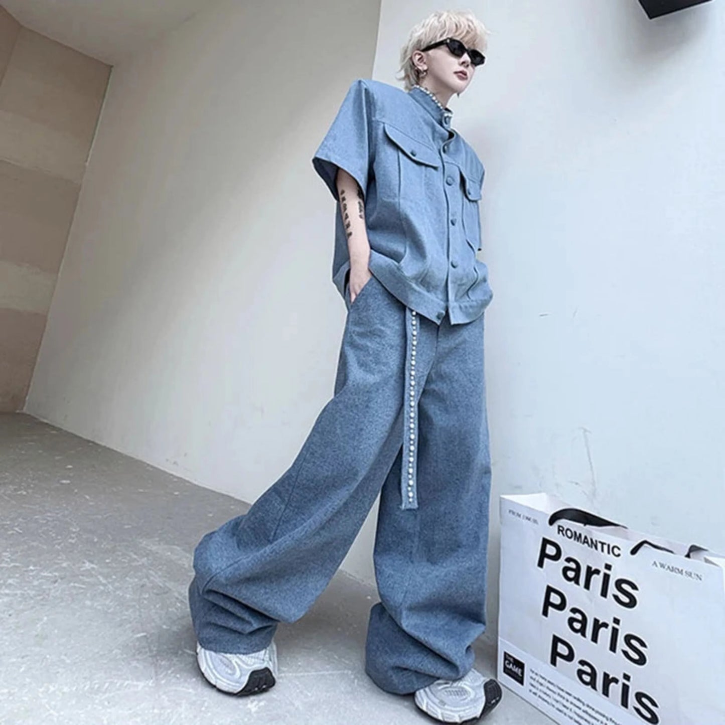 Men's Luxury Denim Two-Piece