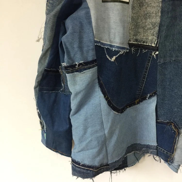 Men's Haute Denim Streetwear Couture Jacket