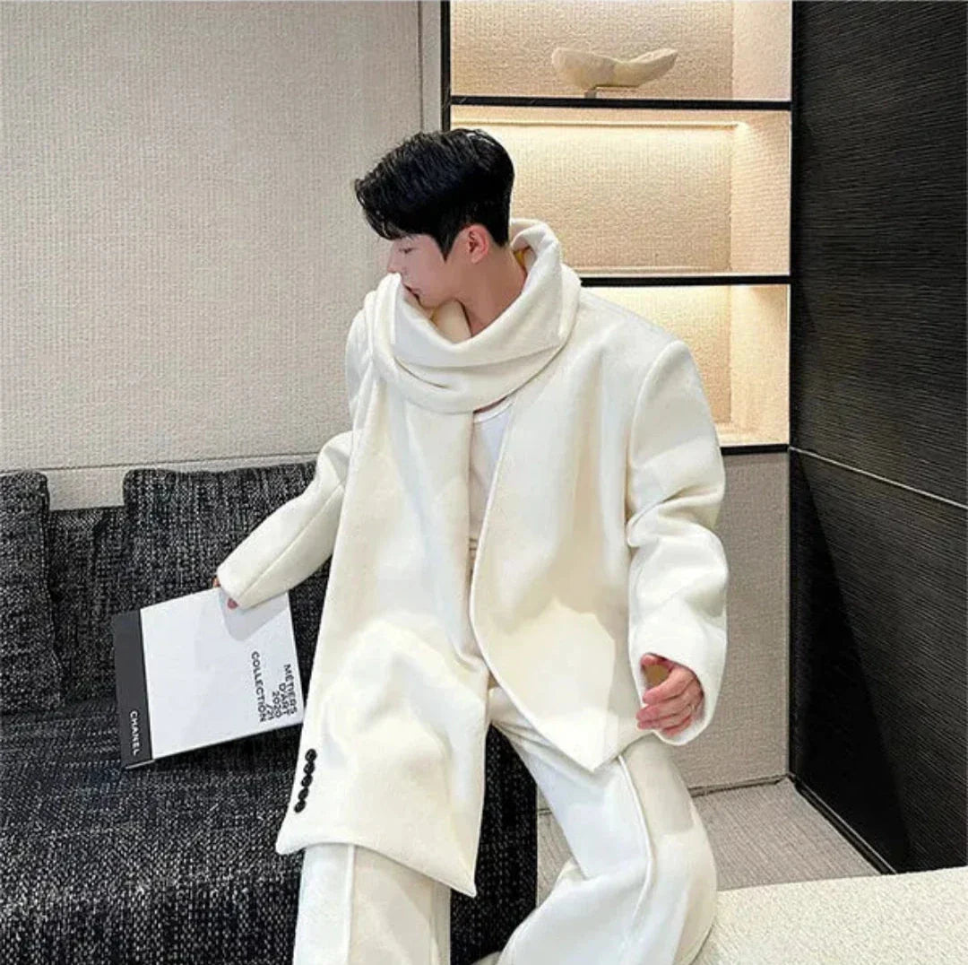 Men's 3 Piece Collins Blazer & Pleated Suit Pants Set