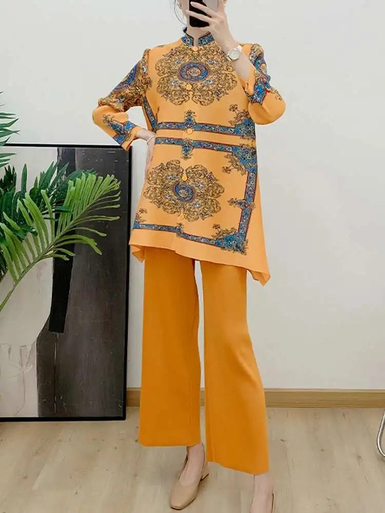 Premium Pleated Trouser Set
