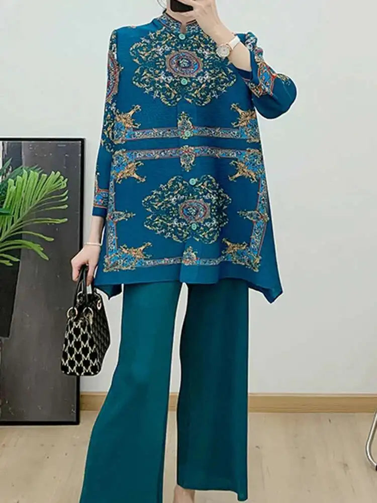 Premium Pleated Trouser Set